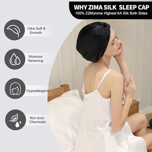 22 Momme Silk Sleep Cap